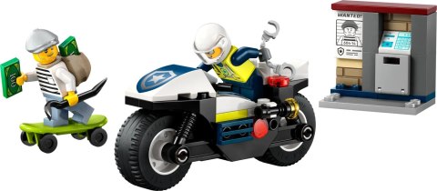 LEGO City 60455 - Pościg na motocyklu policyjnym