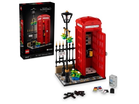 LEGO Ideas 21347 - Czerwona londyńska budka telefoniczna