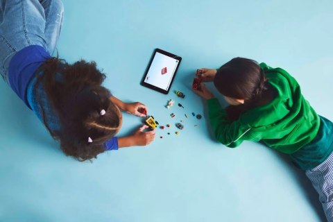 LEGO City 60458 - Zestaw wyścigówek: pizza kontra wóz strażacki