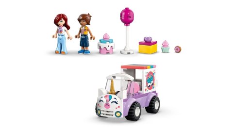 LEGO Friends 42675 Samochód dostawczy z tortem w kształcie jednorożca