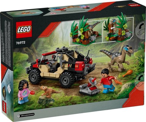 LEGO Jurassic World 76972 Ucieczka terenówką przed raptorem