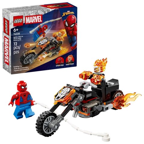 LEGO Marvel 76335 - Spider-Man kontra Ghost Rider na motocyklu