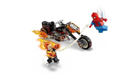 LEGO Marvel 76335 - Spider-Man kontra Ghost Rider na motocyklu