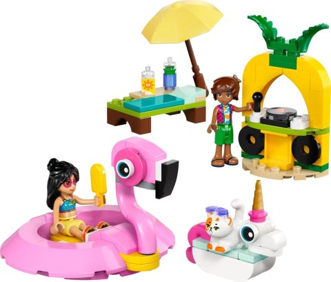 LEGO Friends 42658 Impreza na basenie z jednorożcem i flamingiem