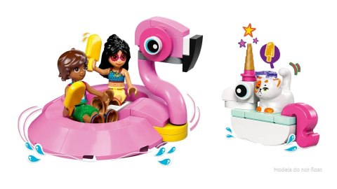 LEGO Friends 42658 Impreza na basenie z jednorożcem i flamingiem