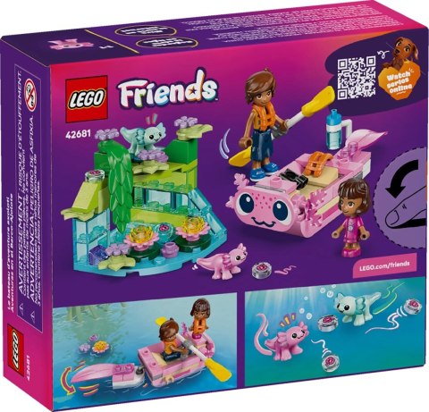 LEGO Friends 42681 Łódź przygodowa z aksolotlem