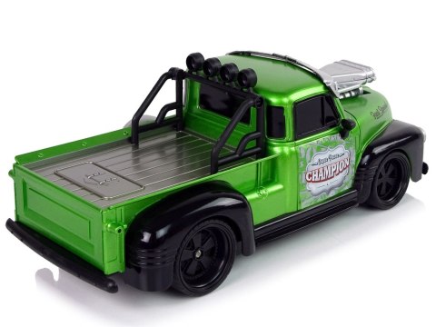 Auto Zdalnie Sterowane 1:18 Zielone Pick-up LEAN Toys