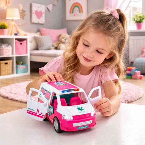 Karetka pogotowia ambulans mobilny szpital lalka akcesoria Kik Sp. z o. o. Sp. k.