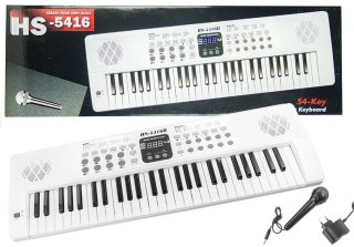 Keyboard Elektryczne pianinko z mikrofonem USB LEAN Toys