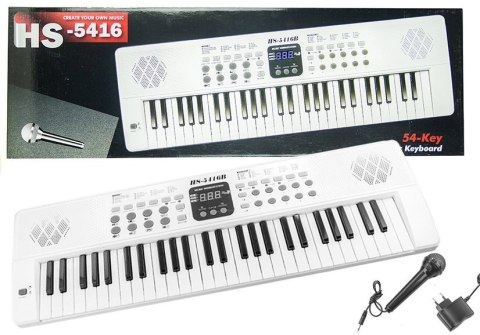 Keyboard Elektryczne pianinko z mikrofonem USB LEAN Toys