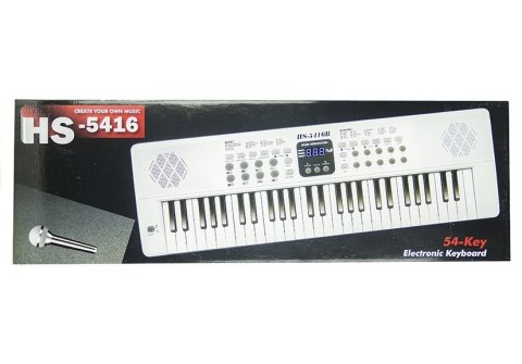 Keyboard Elektryczne pianinko z mikrofonem USB LEAN Toys