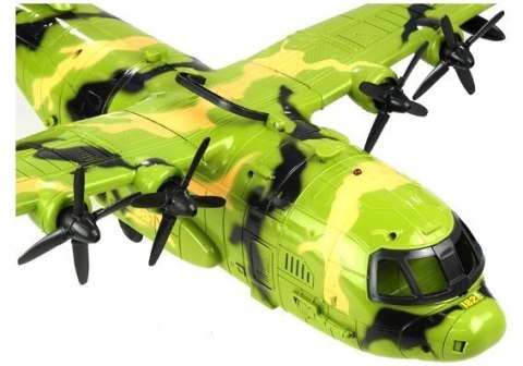 Ogromny Samolot Wojskowy Militarny Figurki 64 cm LEAN Toys