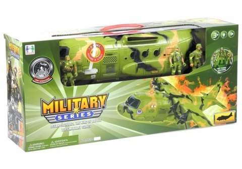 Ogromny Samolot Wojskowy Militarny Figurki 64 cm LEAN Toys