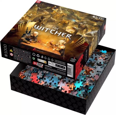 Puzzle Good Loot Gaming Puzzle: The Witcher (Wiedźmin) Playing Gwent 1000 elementów