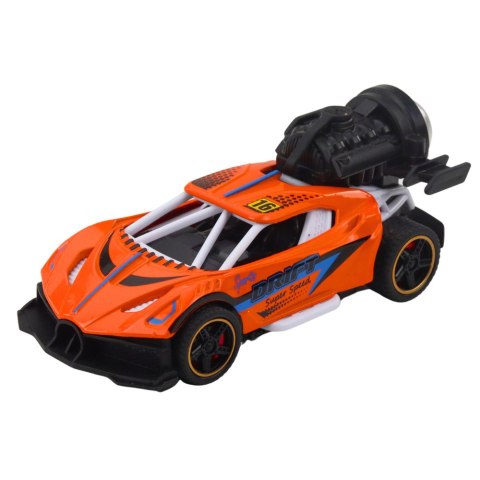 Autko Sportowe Z Napędem Światła Dźwięki Efekt Dymny Mix LEAN Toys