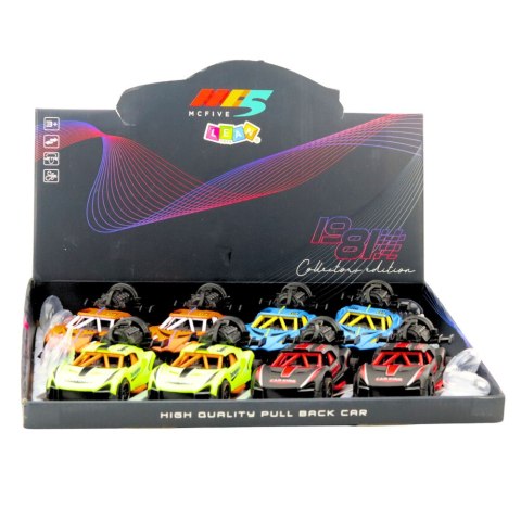 Autko Sportowe Z Napędem Światła Dźwięki Efekt Dymny Mix LEAN Toys