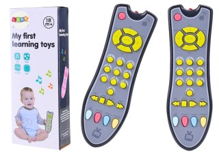 Interaktywny Pilot TV Dla Malucha Edukacyjny Światło Dźwięk LEAN Toys
