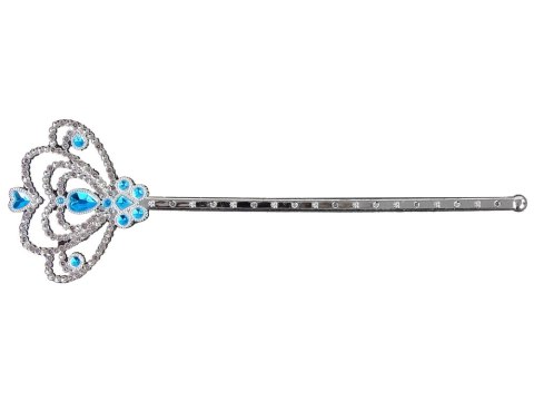 Zestaw dla Małej Księżniczki Korona Bal Karnawałowy Niebieski Akcesoria LEAN Toys