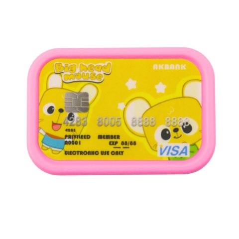 Bankomat Sejf Skarbonka Kod PIN Karta Bankomatowa Różowy LEAN Toys