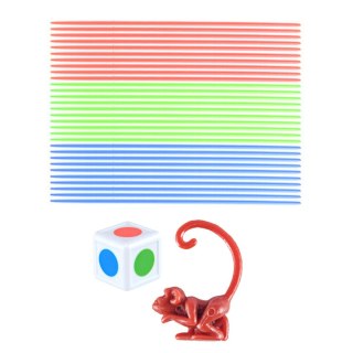 Gra Zręcznościowa Rodzinna Skaczące Spadające Małpki Palma 30cm LEAN Toys