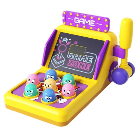 Gra Zręcznościowa Whack A Mole Automat Z Młotkiem Światła Dźwięki LEAN Toys