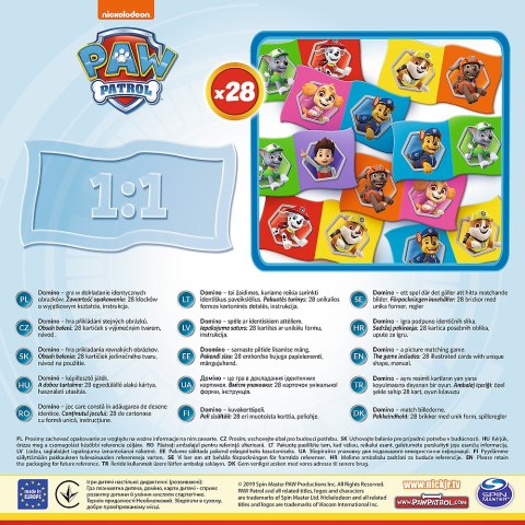 Gra dla dzieci Domino Psi Patrol Trefl 01895 Trefl Gry