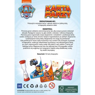 Gra podróżna Karta Parzy Psi Patrol Trefl 02691 Trefl Gry