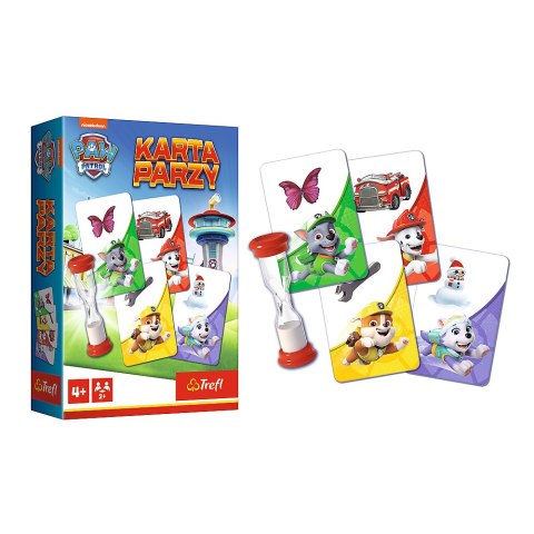 Gra podróżna Karta Parzy Psi Patrol Trefl 02691 Trefl Gry