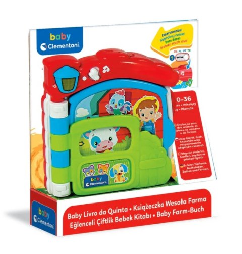 Interaktywna Książeczka Edukacyjna Farma Język Polski Niemiecki Portugalski Turecki Clementoni 17652 Clementoni