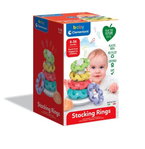 Kolorowa Wieża 5 Pierścieni Clementoni 17732 Clementoni