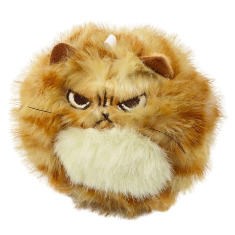 Pluszowy Rudy Kotek z Kręcącym Ogonkiem Dźwięki Piszczenia Brelok 9 cm LEAN Toys