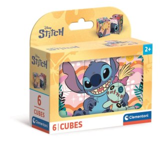 Puzzle 6 Klocków Sześcianów DISNEY STITCH Clementoni 40905 Clementoni