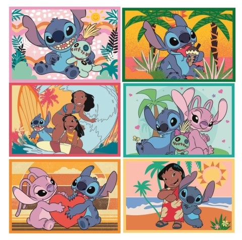 Puzzle 6 Klocków Sześcianów DISNEY STITCH Clementoni 40905 Clementoni
