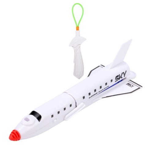 Statek Kosmiczny Ze Spadochronem Proca Światła Gra Sportowa Zręcznościowa LEAN TOYS