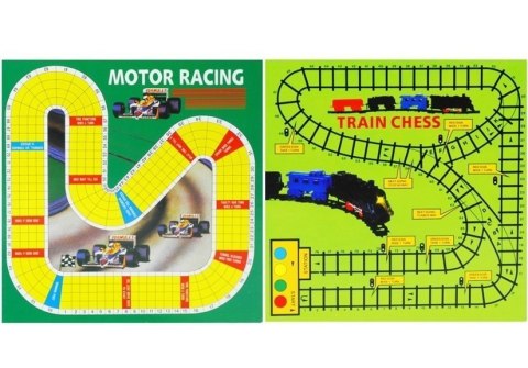 Zestaw Gier Rodzinnych 18w1 Szachy Magnetyczna Szachownica LEAN Toys