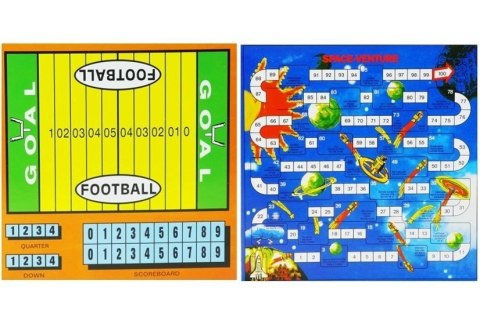 Zestaw Gier Rodzinnych 18w1 Szachy Magnetyczna Szachownica LEAN Toys