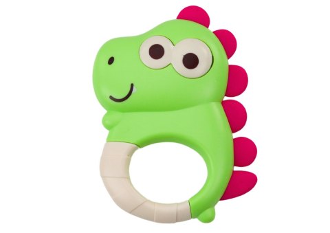 Zestaw Grzechotek Gryzaków Zwierzątka Kolorowe Pastelowe 4 Szt LEAN TOYS