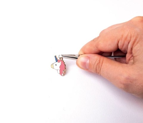 Crazy Chic Zestaw Koralików Bransoletki z Jednorożcem Clementoni 50882 Clementoni