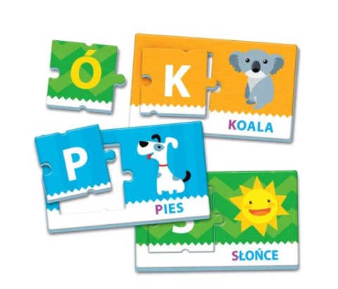 Gra edukacyjna Alfabet Uczę się Bawiąc Język Polski Clementoni 50766 Clementoni