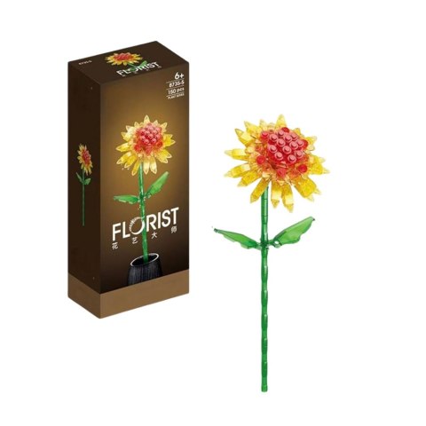 Klocki Konstrukcyjne Kwiat Kompozycje 60-150 el. Mix LEAN Toys