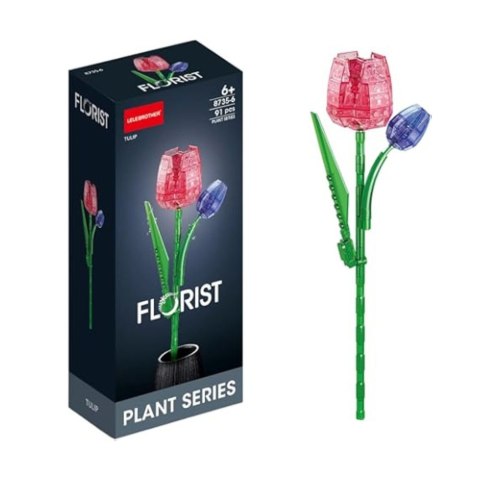 Klocki Konstrukcyjne Kwiat Kompozycje 60-150 el. Mix LEAN Toys