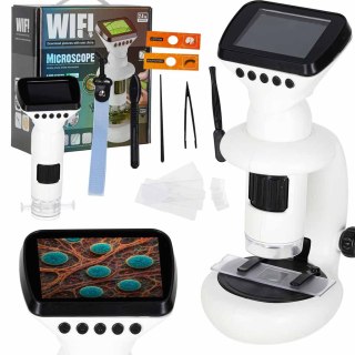 Mikroskop cyfrowy elektroniczny wifi USB ekran LCD 200x 1000x akcesoria Kik Sp. z o. o. Sp. k.