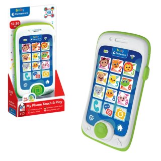Mój Pierwszy Telefon Mówiący Smartfon Dotykowy Język Polski Niemiecki Turecki Portugalski Clementoni 17531 Clementoni
