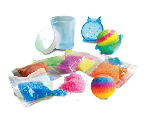 Naukowa Zabawa Mini Laboratorium Szalone Brokatowe Piłeczki Język Polski Clementoni 50702 Clementoni