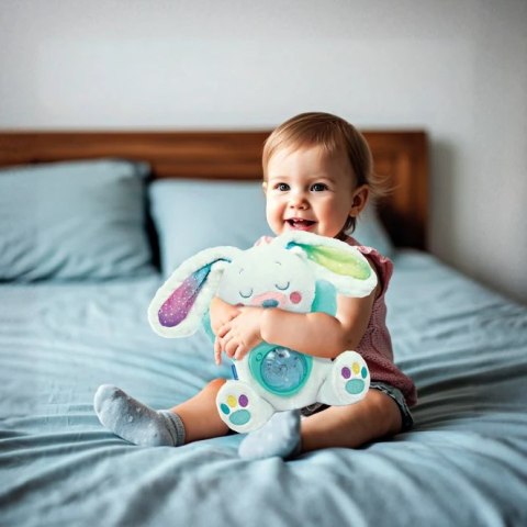 Projektor Przytulanka Arktyczny Króliczek Zorza Polarna Clementoni 17594 Clementoni