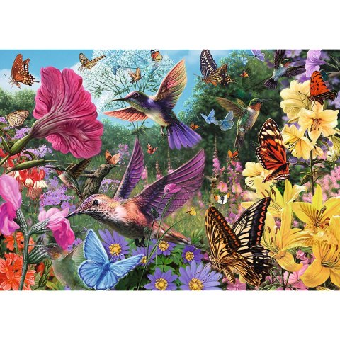 Puzzle - 1000 Premium Plus - Tea Time: Ogród dla ptaków - Trefl 10806