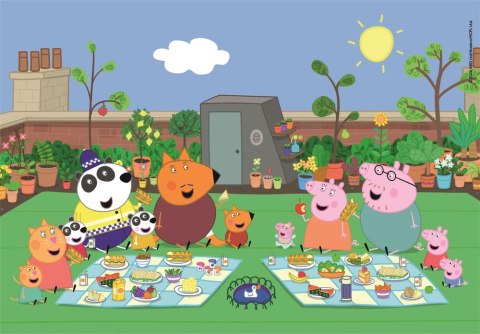 Puzzle 24 MAXI Super Color ŚWINKA PEPPA Clementoni 24834 Clementoni