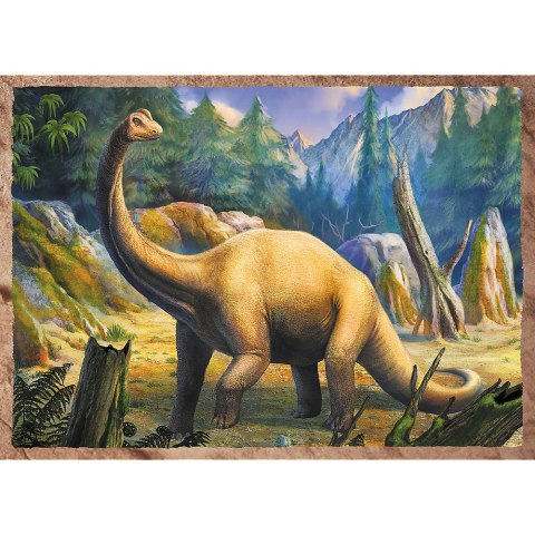 Puzzle - 4w1 (35, 48, 54, 70) - Ciekawe dinozaury - Trefl 34383 Trefl Puzzle