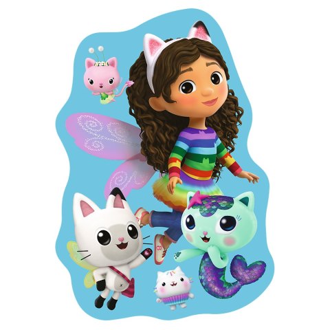 Puzzle - 50 Drewniane - Wesoła Gabi - Koci Domek Gabi - Trefl 20260 Trefl Puzzle