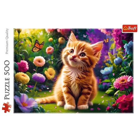 Puzzle - 500 - Uroczy kotek - Trefl 37525 Trefl Puzzle